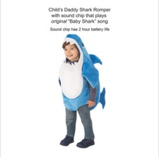 3Y-4Y Baby Shark Costume With