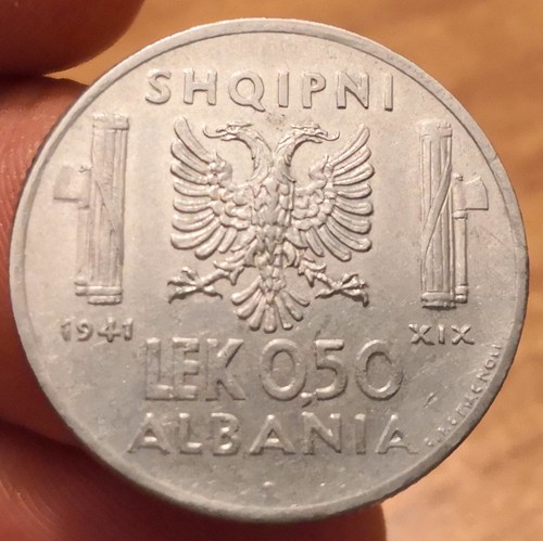 Moneta lek 1941 - 1941,, vittorio