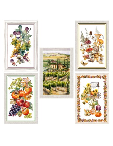Strofinacci cucina cotone set - strofinacci,
