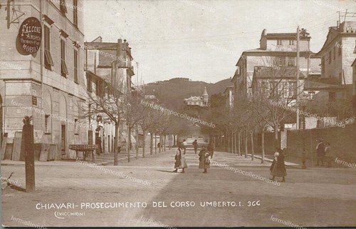 Dq383 cartolina chiavari - cartolina,