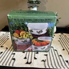 Ciotole natalizie smaltate