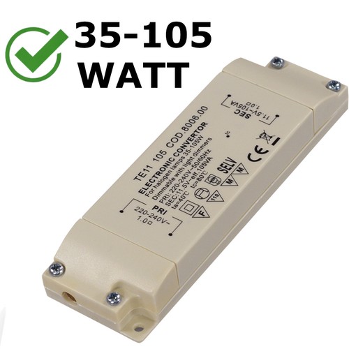Trasformatore alogeno 105w - alogeno, 35-105w