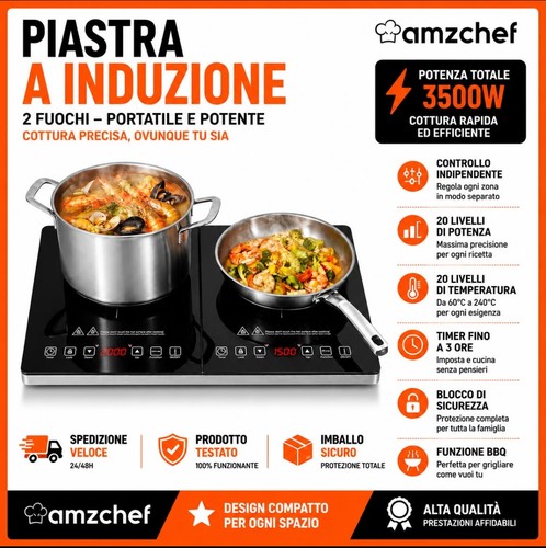 Amzchef piastra induzione - piastra, 2