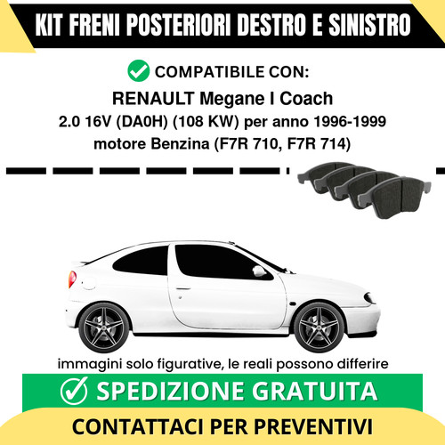 Pastiglie freno posteriori - freno,