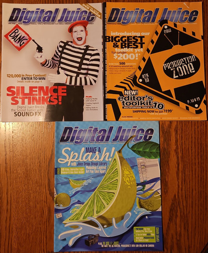 Digital juice magazines lot - magazines, of