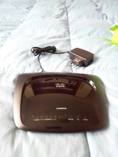 Linksys Cisco Modem WIFI Router  wireless-N ADSL2+ 4 porte RJ45 model. WAG120N