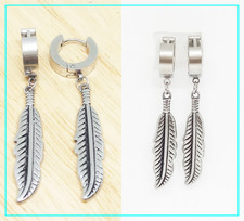 Orecchini Cerchio Acciaio Uomo