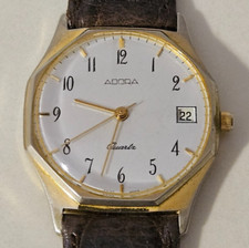 Orologio Vintage Uomo ADORA Achteck 1977 Made in Germany Swiss Mechanism Revised