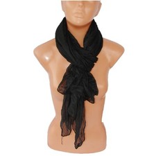 Nero Tinta Unita Crespa