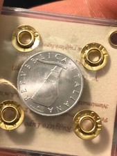 Repubblica Italiana 5 Lire 1954 Delfino FDC FIRMA DISTANTE perizia Gratis N.C. 