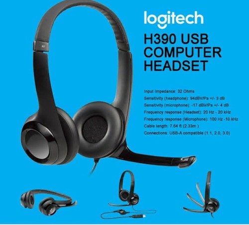 Logitech cuffie h390 - cuffie, usb