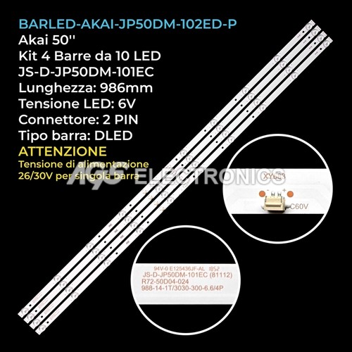 Kit barre strip led - 4, 10