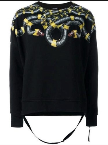 Felpa girocollo marcelo burlon - girocollo,