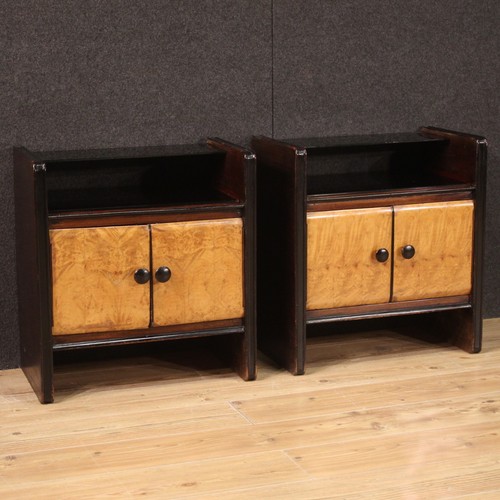 Coppia comodini stile art - coppia, deco