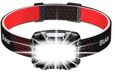 Lampada Frontale LED, 2000 Lumen Torcia Frontale Ricaricabile, Sensore Movimento