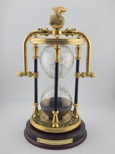 Clessidra Franklin Zecca Società Storica Marittima Nazionale Placcata Oro anni 90