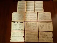 Spartiti Musicali - Anni 1940/50 - Vari - Usato.