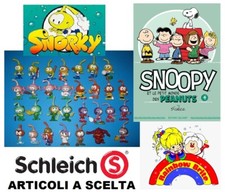 SNORKY - Snoopy Peanuts - RAINBOW BRITE - SCHLEICH 1980 GOMMA VINTAGE PVC TOYS