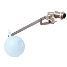 Galleggiante per serbatoio acciaio inox FARG 1/2" asta piatta completo di sfera