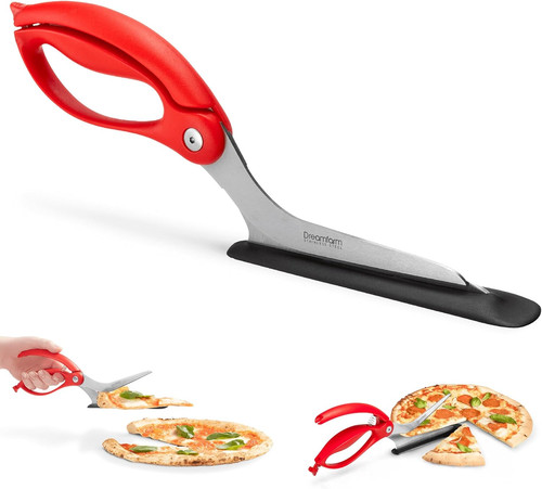 Scizza forbici per pizza - pizza, rosse