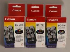3 Canon BC-21e 4 Colors BJ