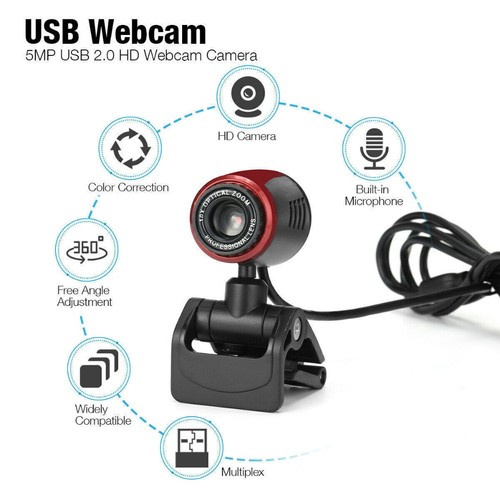 Webcam usb con microfono - usb, hd