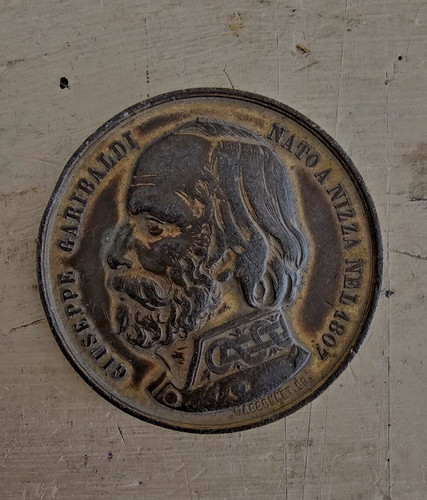 Medaglia giuseppe garibaldi - medaglia,