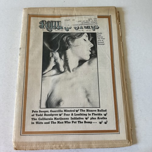 Rolling stone magazine 1972 - stone,