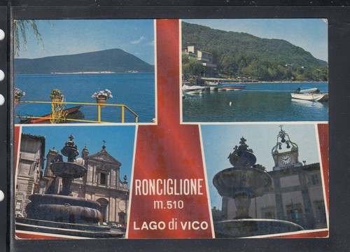 Cartolina ronciglione lago - cartolina,