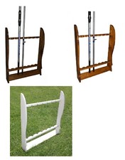 Porta canne da pesca in legno