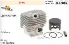 1119.020.1202 CILINDRO E PISTONE COMPLETO MOTOSEGA STIHL 038 MAGNUM MS380 Ø 52