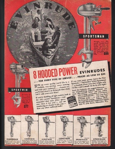 1936 evinrude motore - 1936,