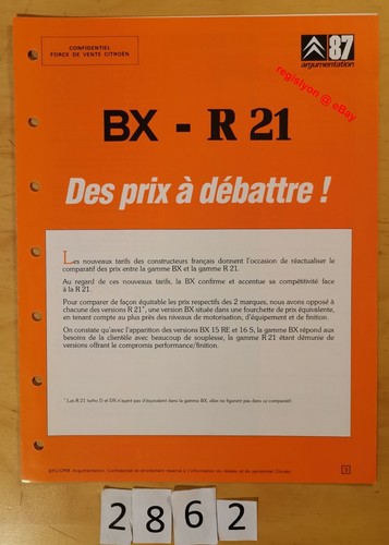 Citroen renault 21 - bx,
