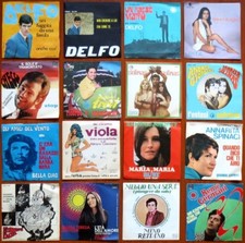 LOTTO 16 Dischi Vinile 45 Giri