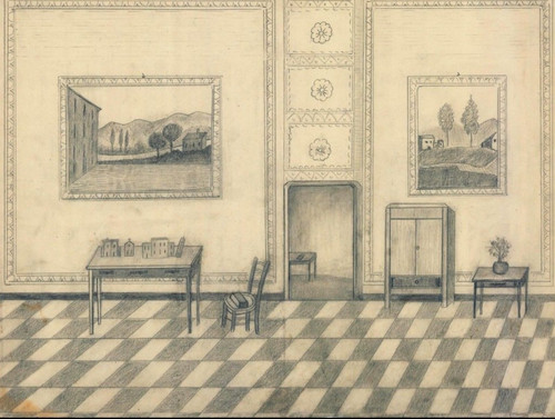 Interno casa disegno - di,