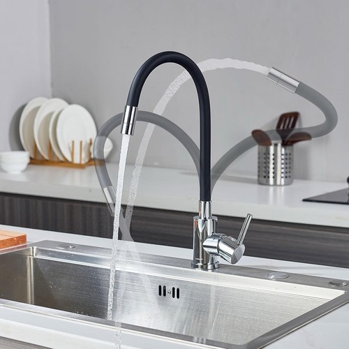 Rubinetto cucina con - rubinetto,