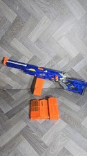 Pistola Nerf - Fucile da cecchino N-Strike Longstrike CS-6 e 5 caricatori