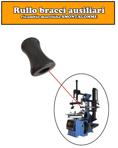 Rullo ricambio per bracci