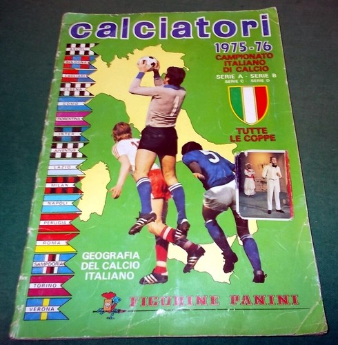 Album calciatori 1975 con - album, "calciatori
