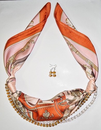 Foulard gioiello collana - foulard,
