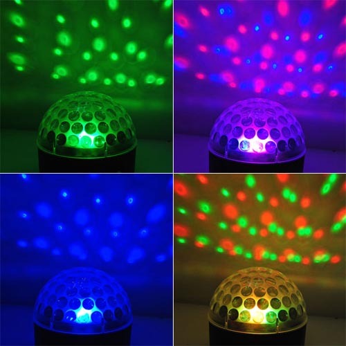 Lampada rgb stroboscopica
