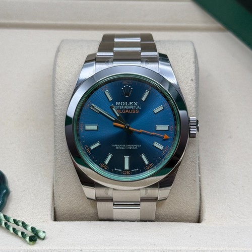 Rolex milgauss blue dial - blue,
