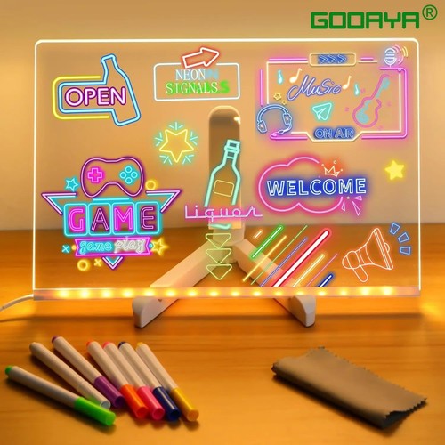 Tavola per appunti led con - appunti, a