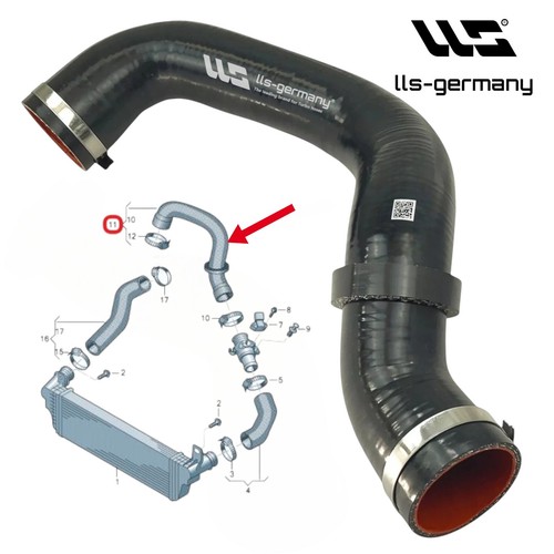 Tubo intercooler silicone - intercooler, in