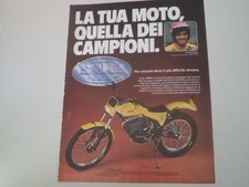 advertising Pubblicità 1982 MOTO SWM TL 320 NW TRIAL e DANILO GALEAZZI