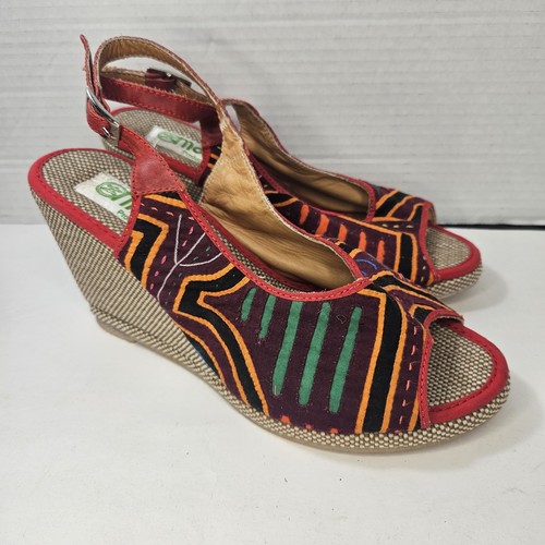 Sandali con zeppa - a, mano