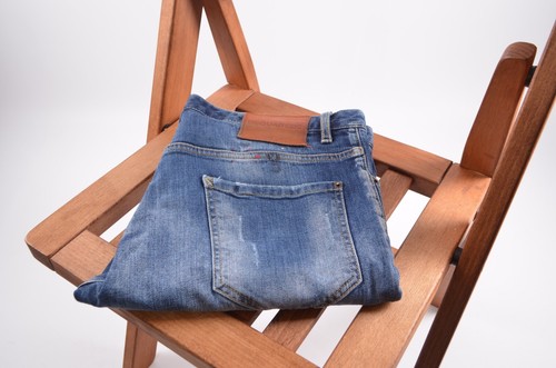 Dsquared2 pantaloni denim blu