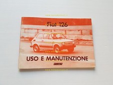 FIAT 126 1976 manuale uso manutenzione libretto originale