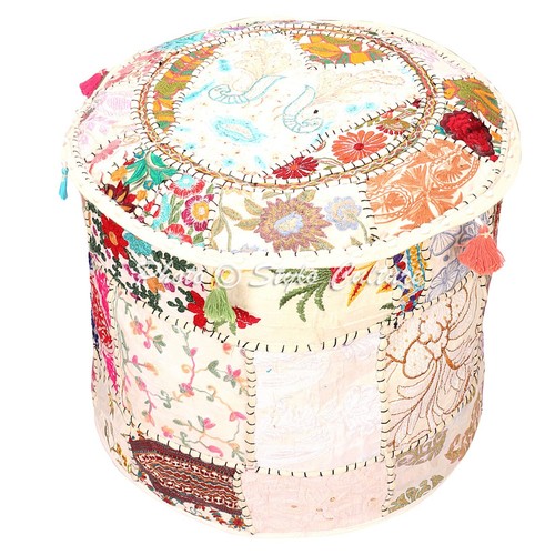 Pouf ottomano patchwork