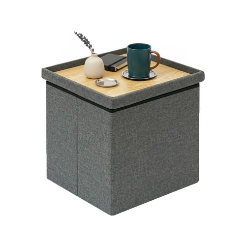 Bonlife grey ottoman - grey, coffee